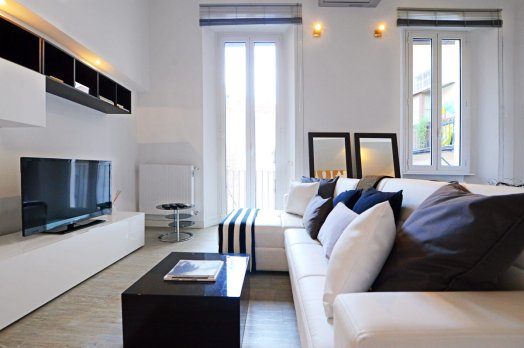 Cappellari white luxury loft: Up to 2+2 people