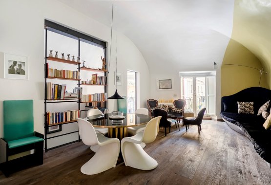 Trastevere luxury design apartment for rent in Rome